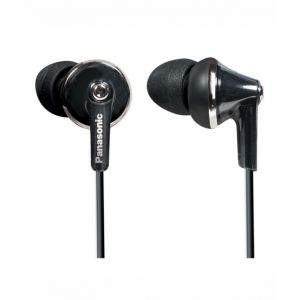 Panasonic ErgoFit In-Ear Headphones With Mic Black (RP-TCM190)