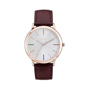 Paul Smith Leather Men's Watch Brown (P10053)