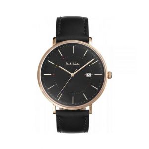 Paul Smith Track Leather Men's Watch Black (P10081)