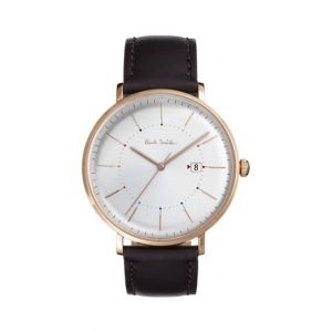 Paul Smith Track Leather Men's Watch Black (P10082)