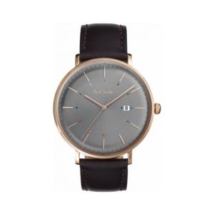 Paul Smith Track Leather Men's Watch Black (P10083)
