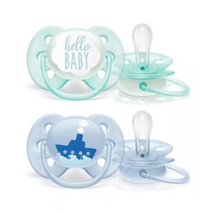 Philips Avent Ultra Soft Pacifiers Pack Of 2 (SCF222/01)