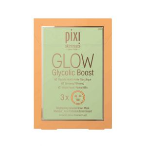 Pixi Skintreats Glow Glycolic Boost Sheet Mask 3 Piece