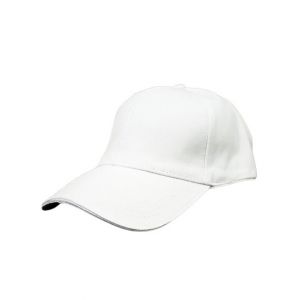 King Hat & Caps Adjustable Plain Cap - White