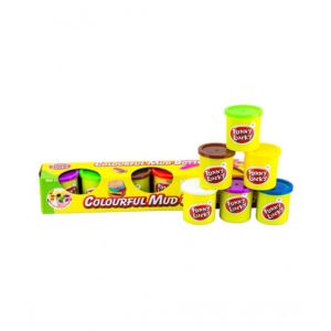Planet X Colorful Mud Bottle Dough For Kids 6 Pcs (PX-9367)