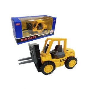 Planet X Die Cast Forklift Lifter Construction Toy Yellow (PX-11654)