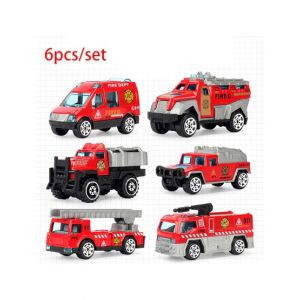 Planet X Diecast Fire Rescue Cars Metal Playset Vehicle (PX-11288)