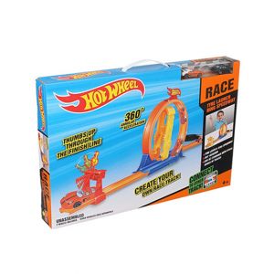 Planet X Hot Wheels 360 Speed Loop with 2 Racing Car Track Set Large (PX-10981)
