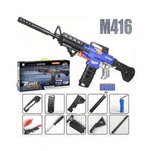 Planet X M416 Nerf Soft Darts Rechargeable Electric Toy Gun (PX-11526)