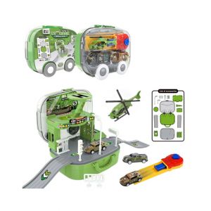 Planet X Military Series Cars with Storage Box Green (PX-11937)
