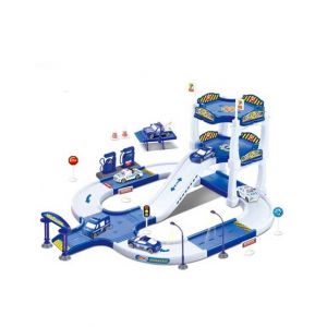 Planet X Police Station Parking Play Set 39 Pieces (PX-11089)