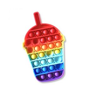 Planet X Silicone Pop It Toy Rainbow Juice Cup (PX-11146)
