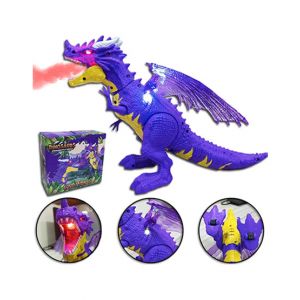 Planet X Smoke Dragon Toy With Lights and Sound Purple (PX-11683)
