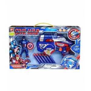 Planet X Soft Bullet Nerf Dart Gun With Action Figure (PX-10385)