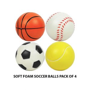 Planet X Soft Foam Soccer Sport Balls Pack For Kids (PX-11460)