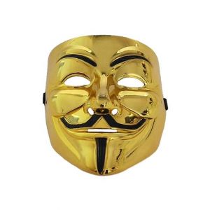 Planet X V For Vendetta Anonymous Mask- Golden (PX-11244)