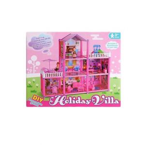 Planet X Villa Two Story Pink Doll House For Girls (PX-11011)