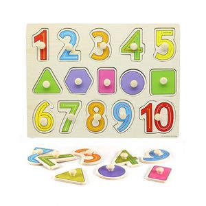 Planet X Wooden Shapes and Numbers Puzzle Board (PX-11919)