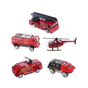 Planet X Fire Rescue Vehicle Set 5 Pcs (PX-9782)