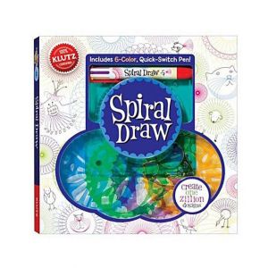 Planet X Spiral Draw Stencil With Drawing Book & 6 Color Pen (PX-10248)