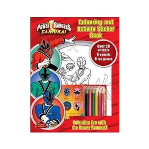 Power Rangers Colouring And Activity Sticker Book
