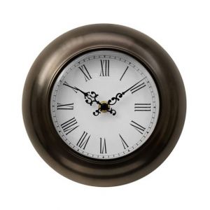 Premier Home Bronze Effect Metal Wall Clock (2200523)