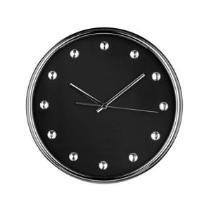 Premier Home Clear Diamantes Wall Clock Black (2200630)