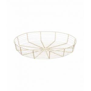 Premier Home Cream Wire Bread Basket (0509901)