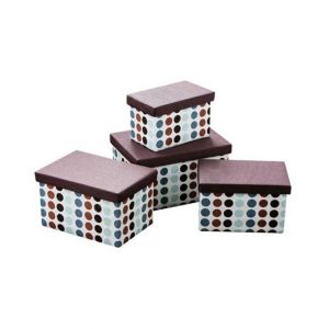Premier Home Dots Storage Boxes – Set of 4 (1900829)