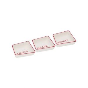 Premier Home Hollywood Snack Dishes Set Of 3 (722883)