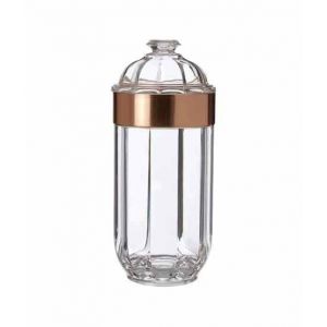 Premier Home Large Rose Gold Acrylic Canister (1601671)