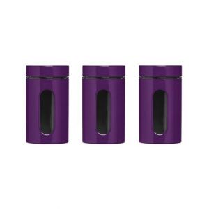 Premier Home Purple Storage Jars – Set of 3 (1209786)