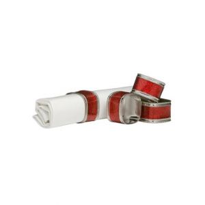 Premier Home Red Glitter Napkin Ring Set Of 4 (1403761)