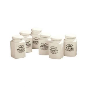 Premier Home Vintage Home Spices Jars Set of 6 (8855077)