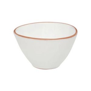 Premier Home White Glazed Terracotta Bowl (722846)