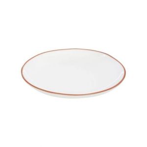 Premier Home White Glazed Terracotta Dinner Plate (722845)