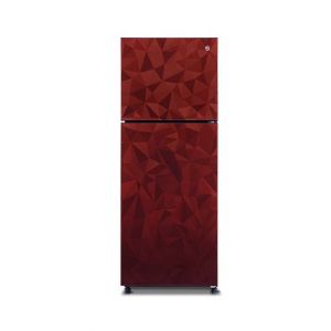 PEL Glass Door Freezer-on-Top Refrigerator 6 Cu Ft Maroon Prism (PRGD-2000)