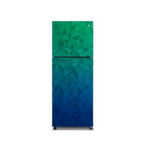 PEL Glass Door Freezer-on-Top Refrigerator 9 Cu Ft Ocean Blue Prism (PRGD-2350)