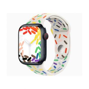 Apple Watch Series 9 Midnight Aluminum Case With Sport Band-GPS-41 mm-Pride Edition