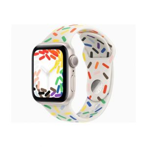 Apple Watch SE 2023 Starlight Aluminum Case With Sport Band-Pride Edition-GPS-40mm