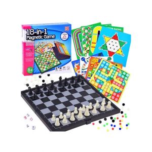 Planet X New Educational 18 in 1 Magnetic Board Game Set (PX-11981)