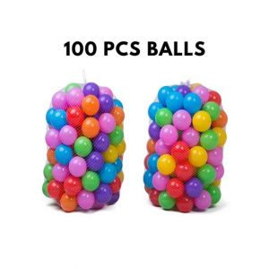 Planet X 100 Pcs Soft Multicolor Tent House Balls For Kids (PX-12101)