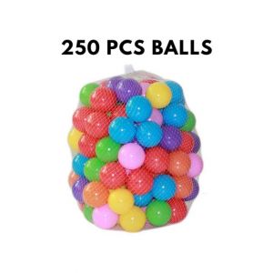 Planet X 250 Pcs Soft Multicolor Tent House Balls For Kids (PX-12102)