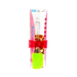 Quickshopping Silicone Spatula With Glass Handle Green