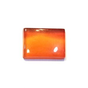 R.A Gems and Jewels Aqeeq Natural Stone For Men Orange