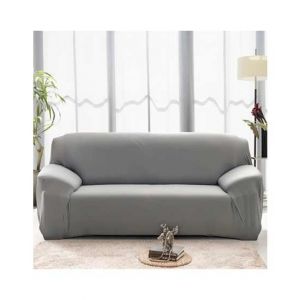 Rainbow Linen Jersey Sofa Cover 1 Seater Light Gray