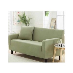 Rainbow Linen Jersey Sofa Cover 1 Seater Light Green