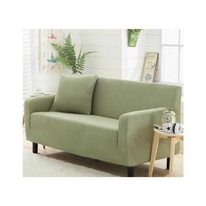 Rainbow Linen Jersey Sofa Cover 2 Seater Light Green