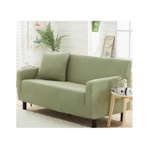 Rainbow Linen Jersey Sofa Cover 3 Seater Light Green