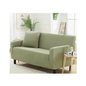 Rainbow Linen Jersey Sofa Cover 5 Seater Light Green